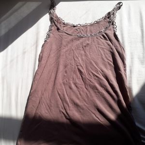 Gap Lace Tanktop Plum